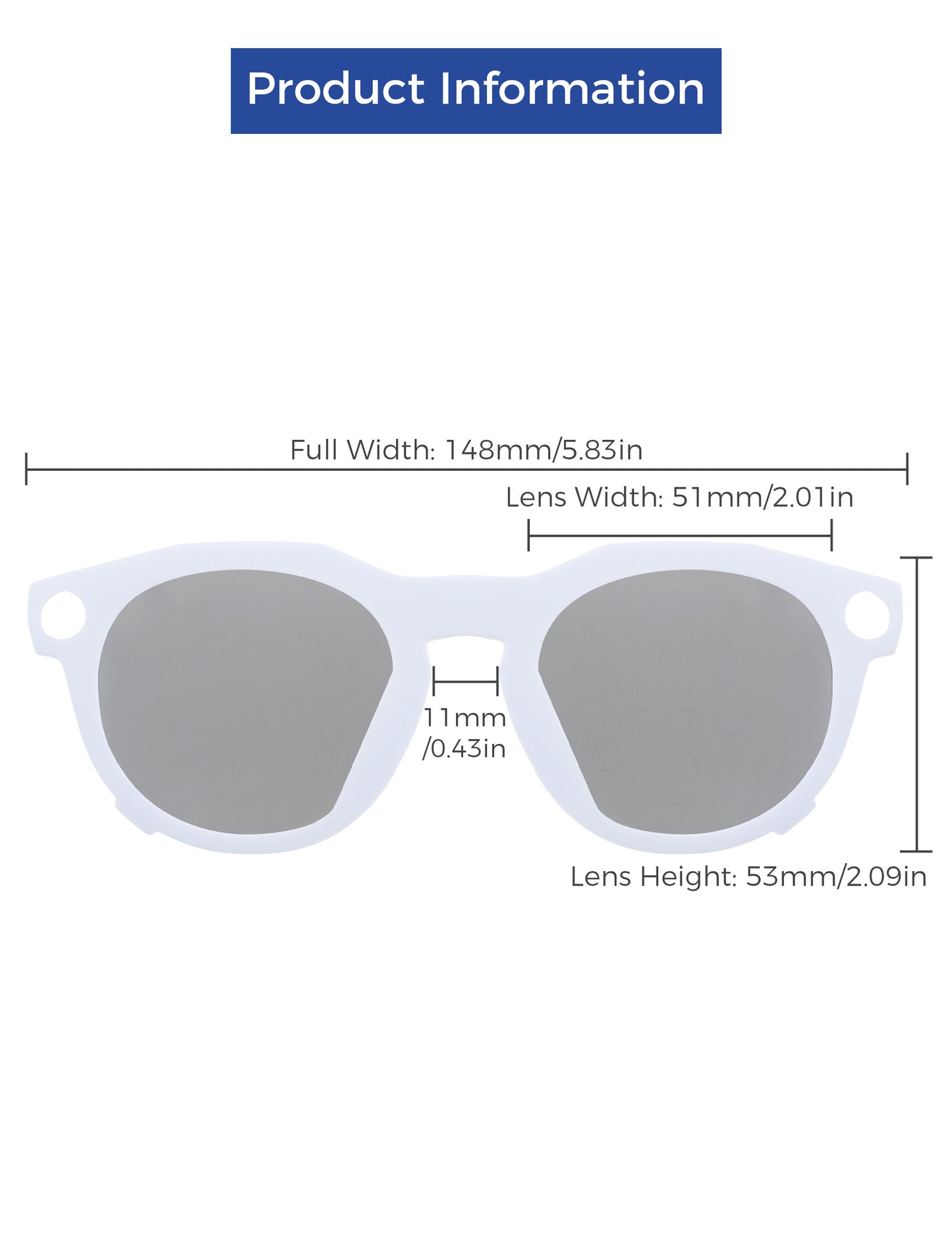 Silver Chrome MirrorX™-White