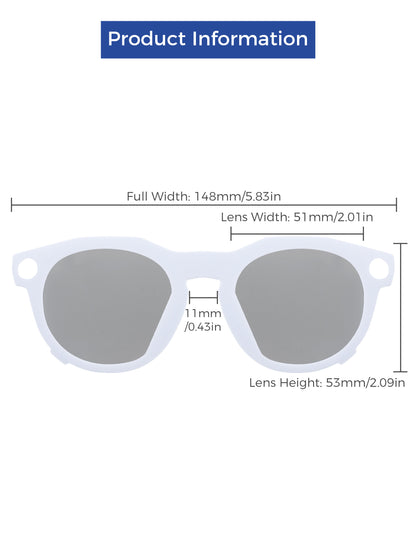 Silver Chrome MirrorX™-White