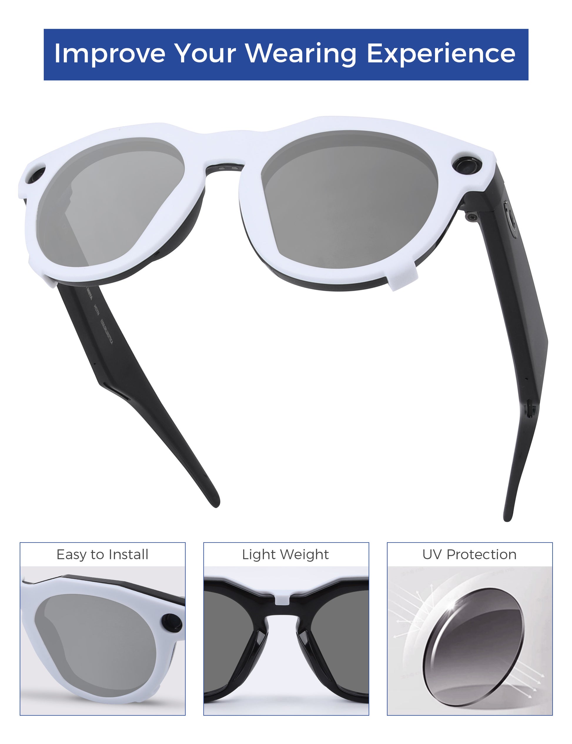 Silver Chrome MirrorX™-White