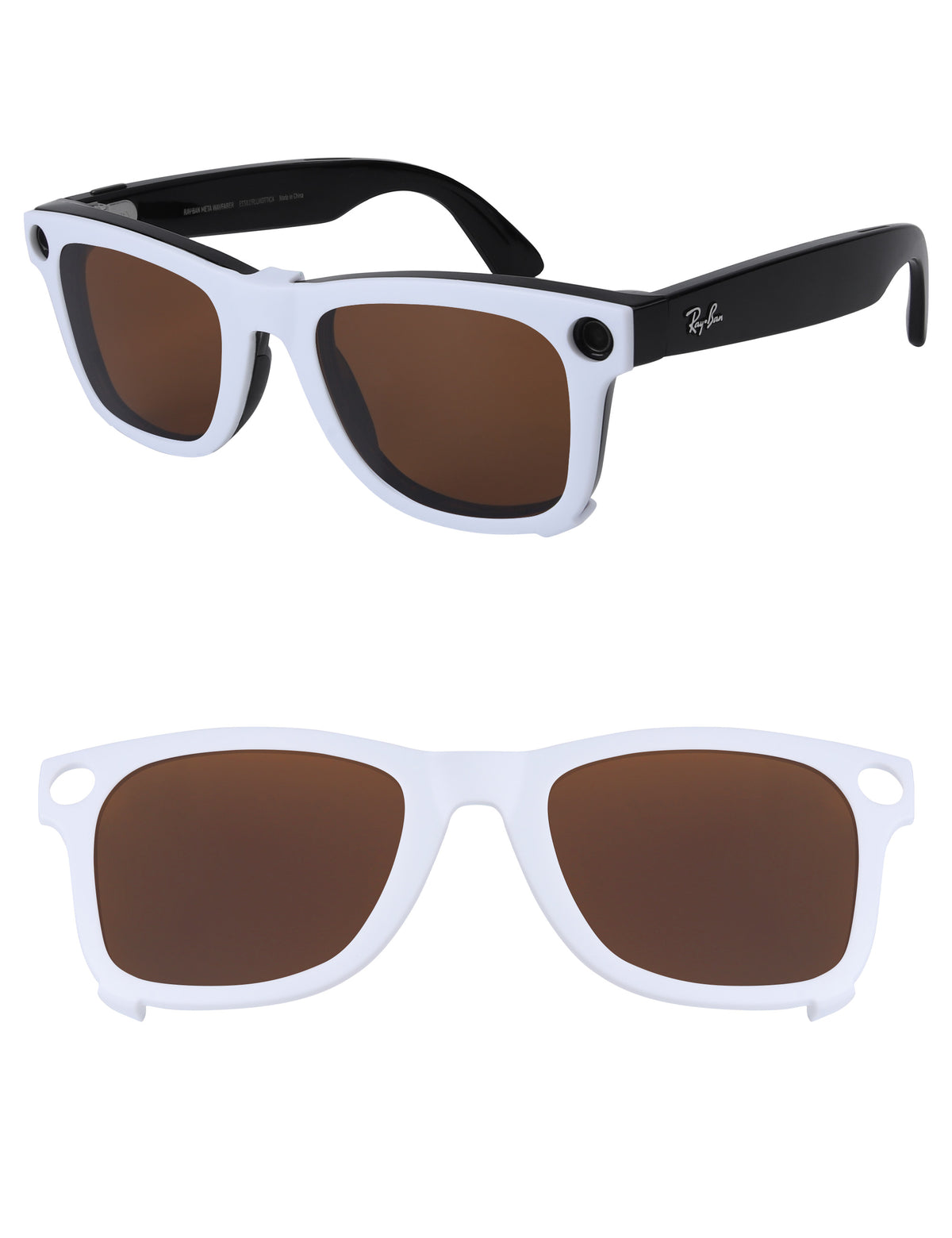 Dark Brown-White