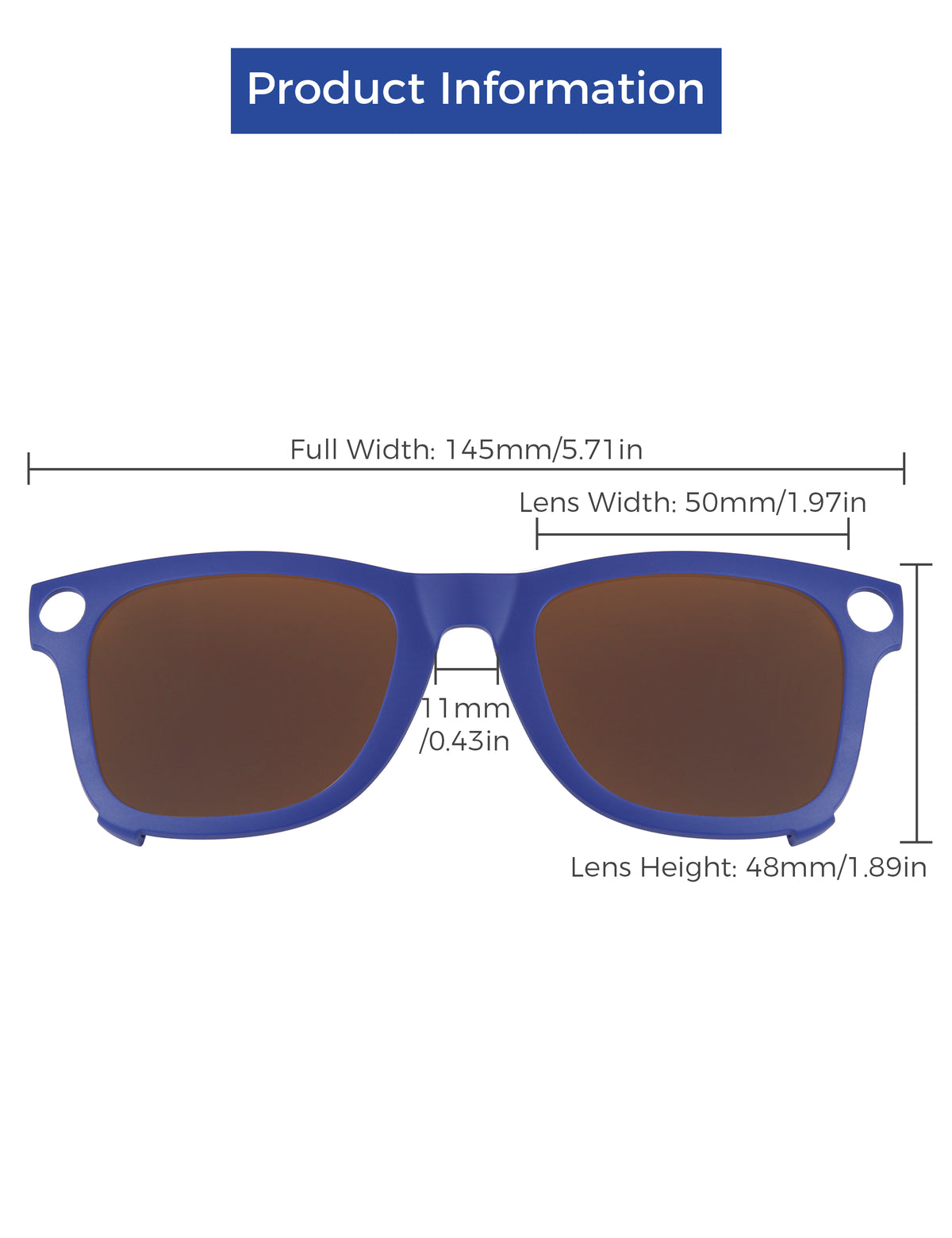 Dark Brown-Blue