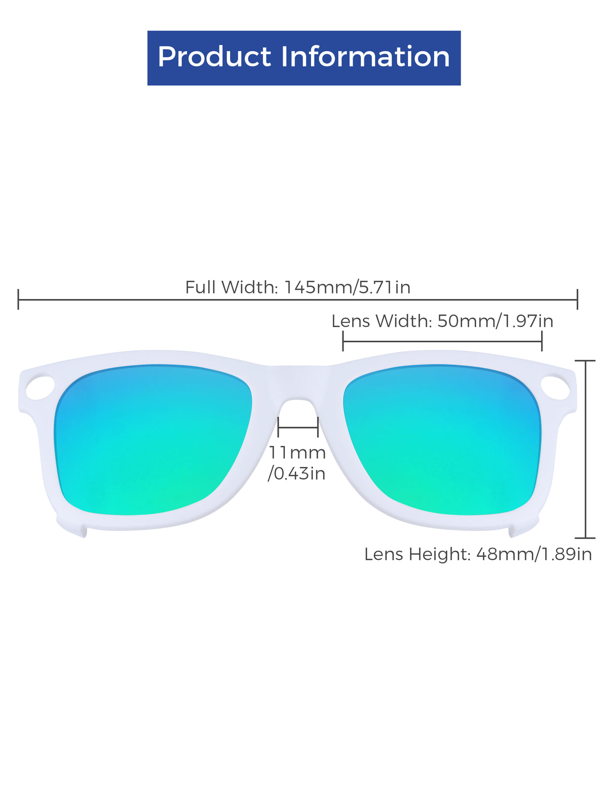 Emerald Green Mirror™-White
