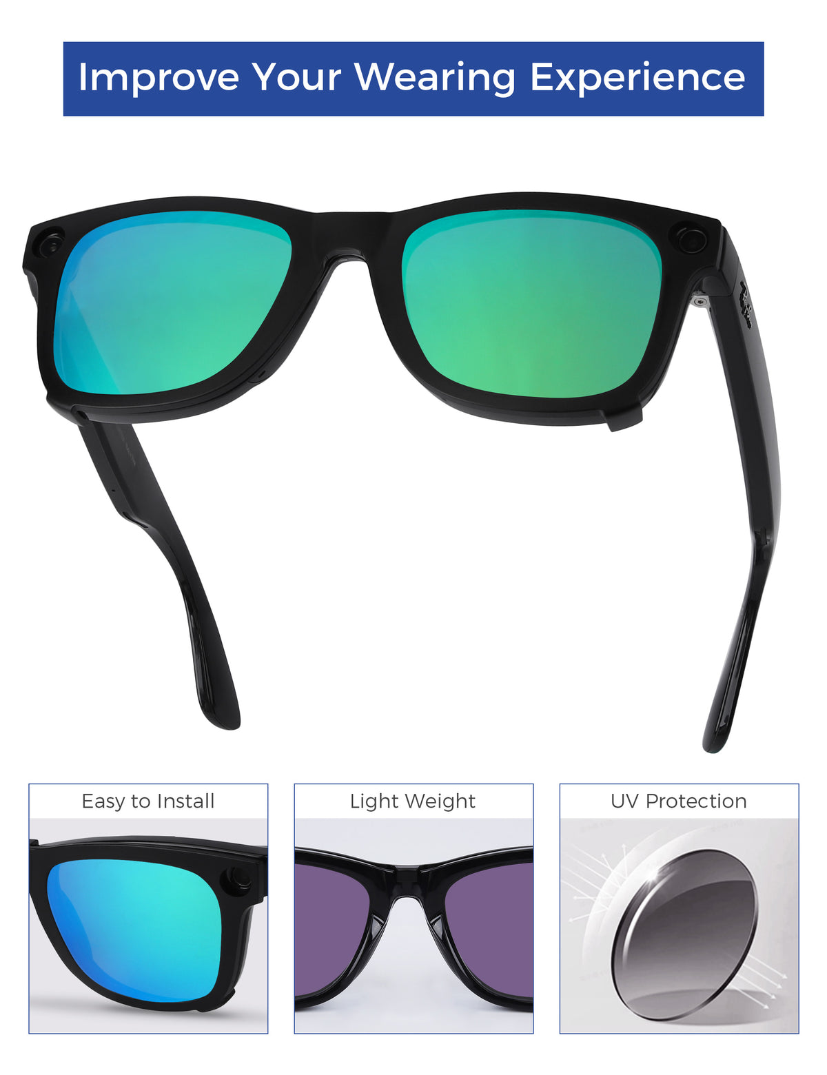 Emerald Green Mirror™-Black