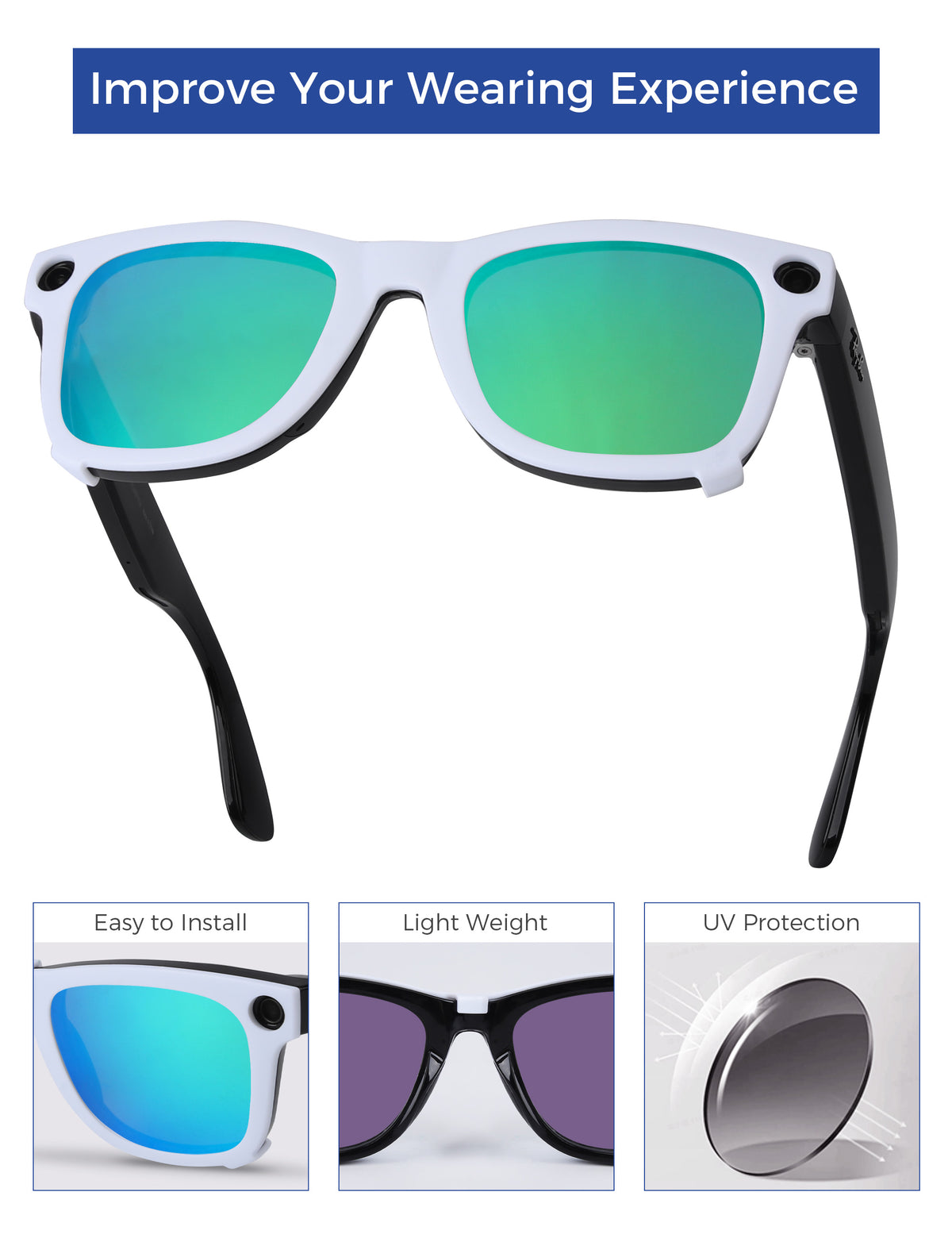Emerald Green Mirror™-White