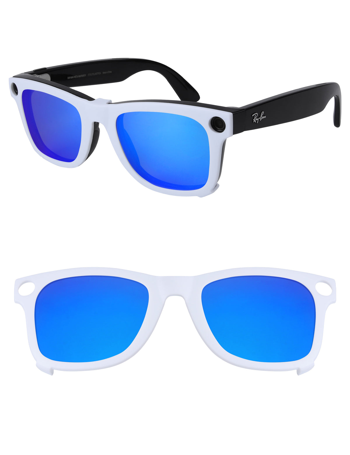 Glacier Blue Mirror™-White