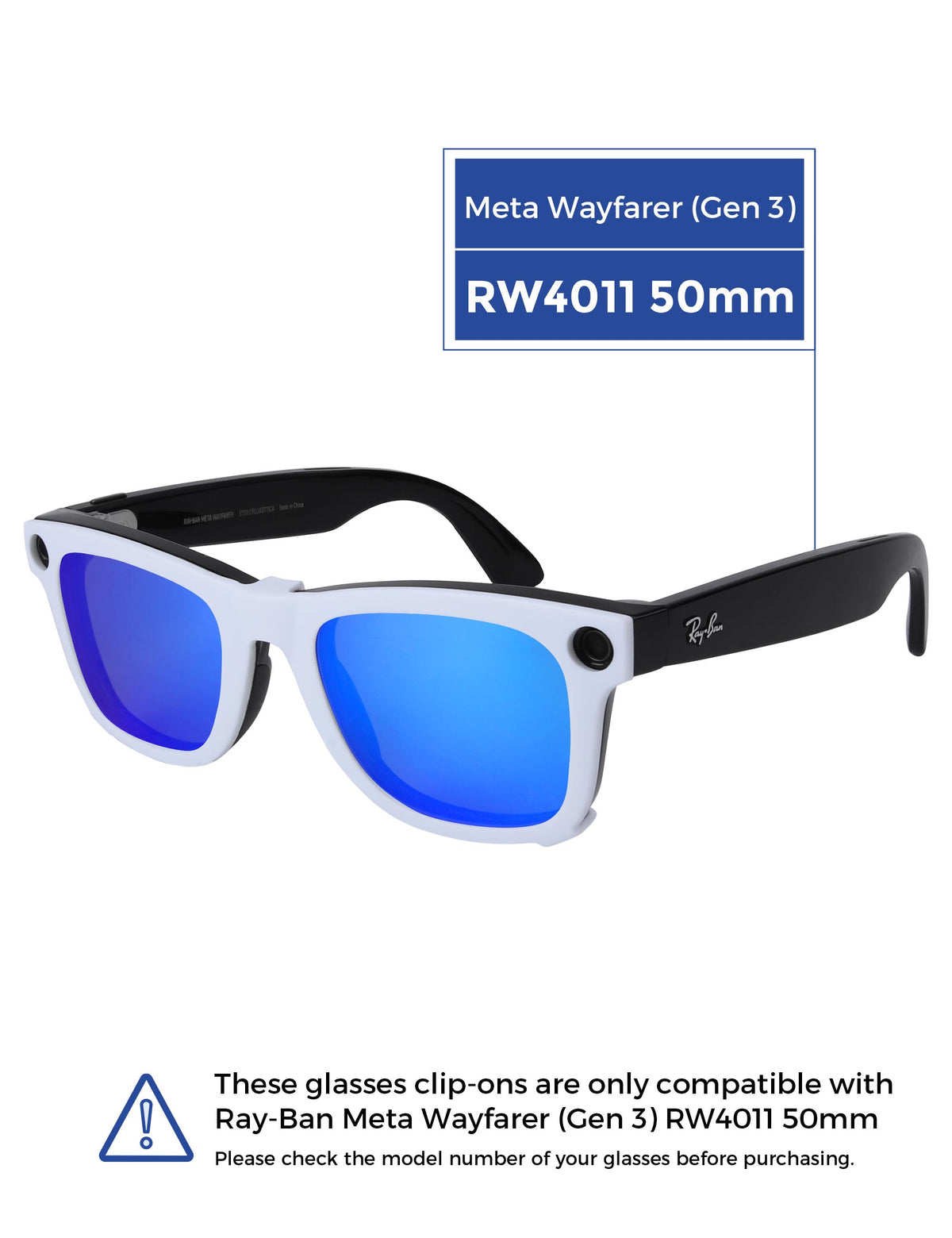 Glacier Blue Mirror™-White