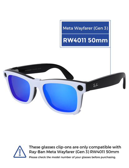 Glacier Blue Mirror™-White