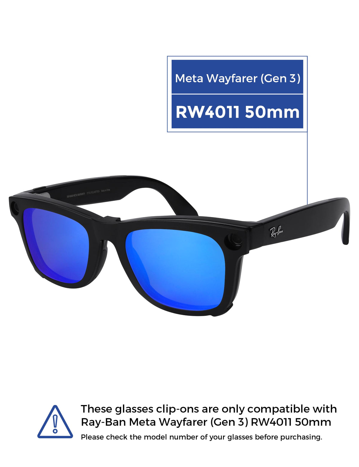 Glacier Blue Mirror™-Black