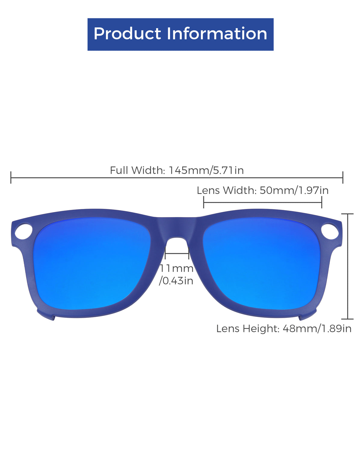 Glacier Blue Mirror™-Blue