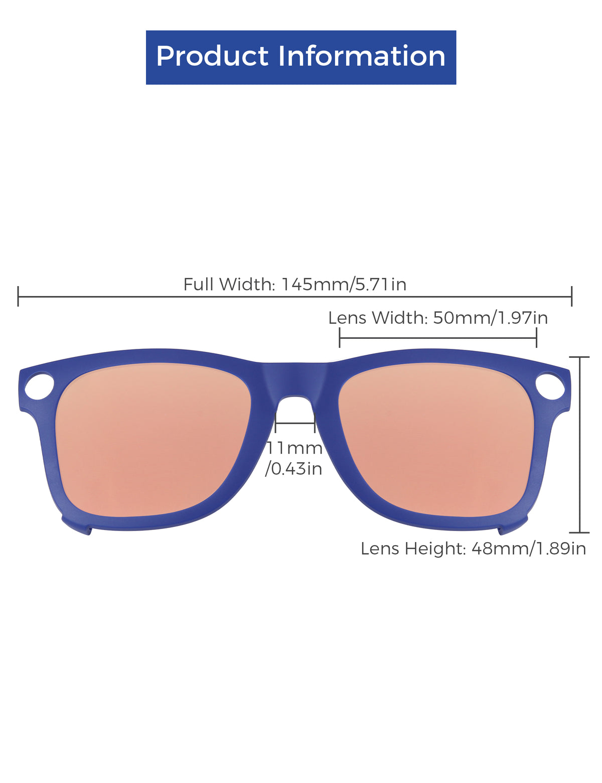 Rose Gold Mirror™-Blue