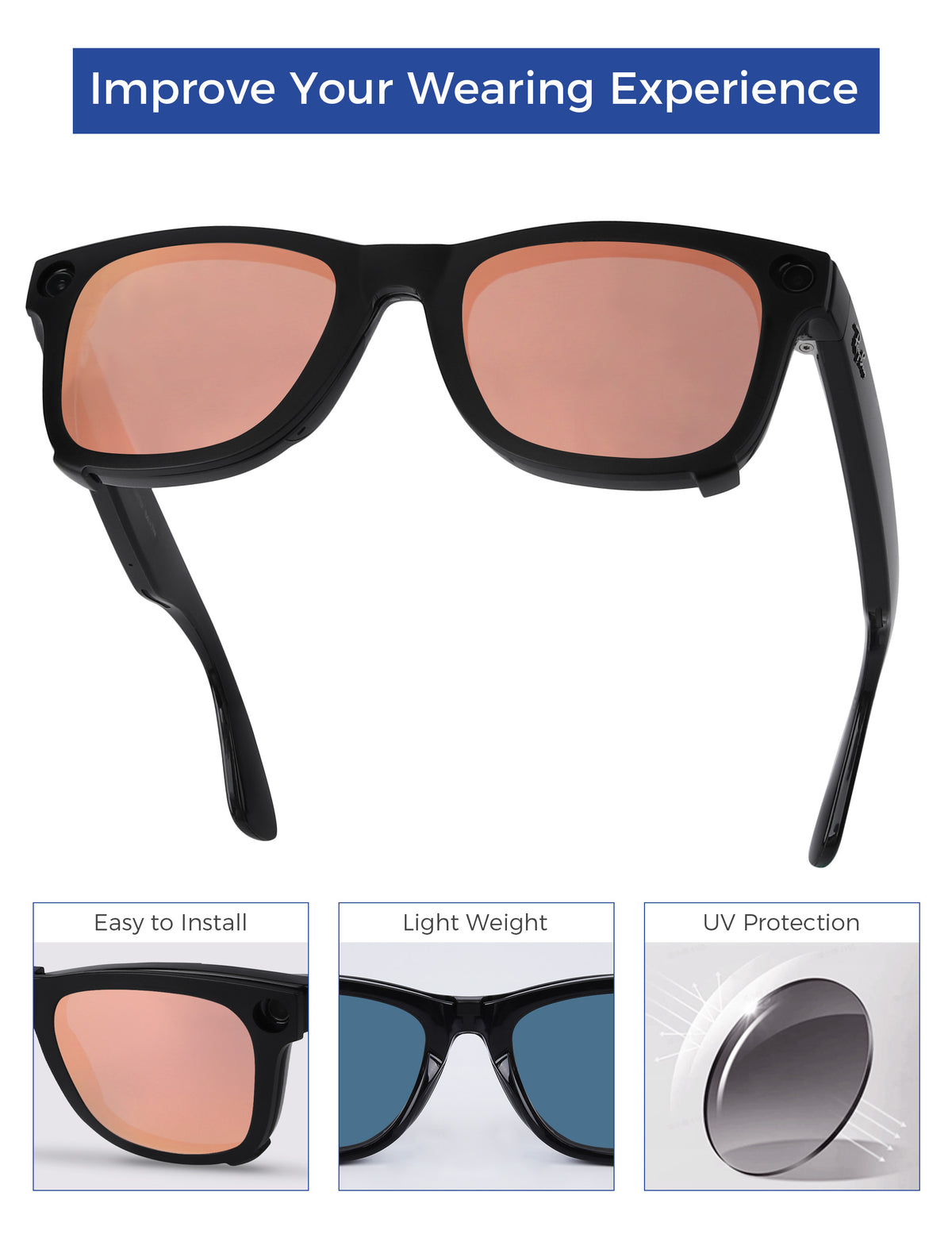 Rose Gold Mirror™-Black