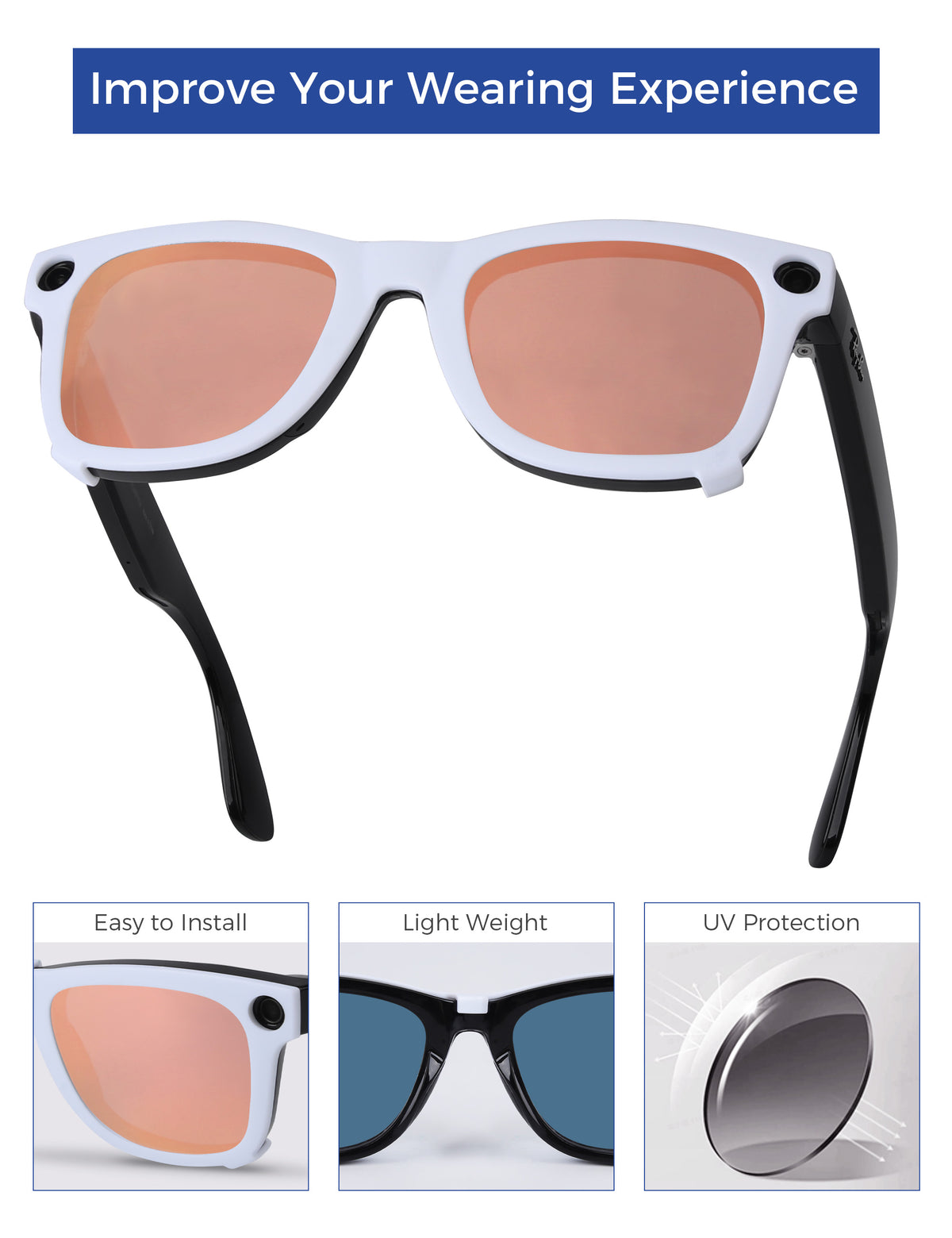 Rose Gold Mirror™-White
