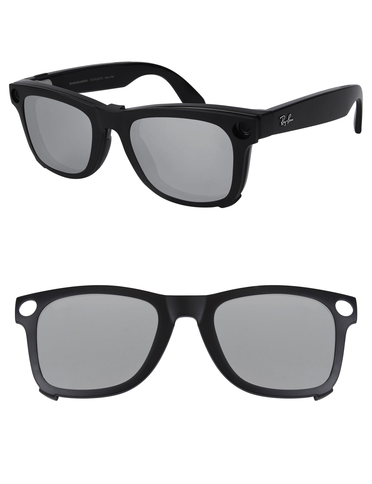 Silver Chrome Mirror™-Black