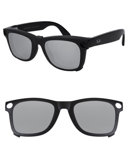 Silver Chrome Mirror™-Black