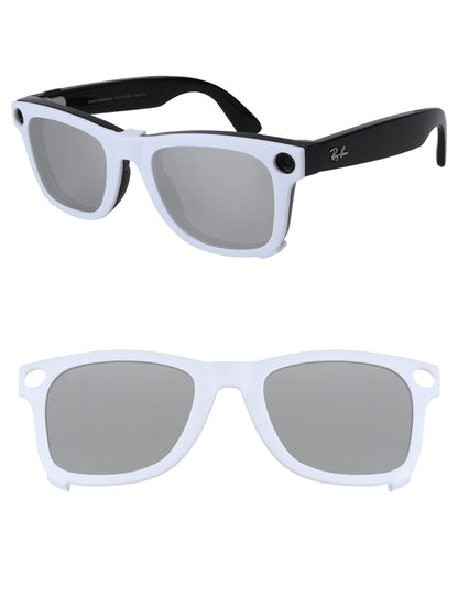 Silver Chrome Mirror™-White