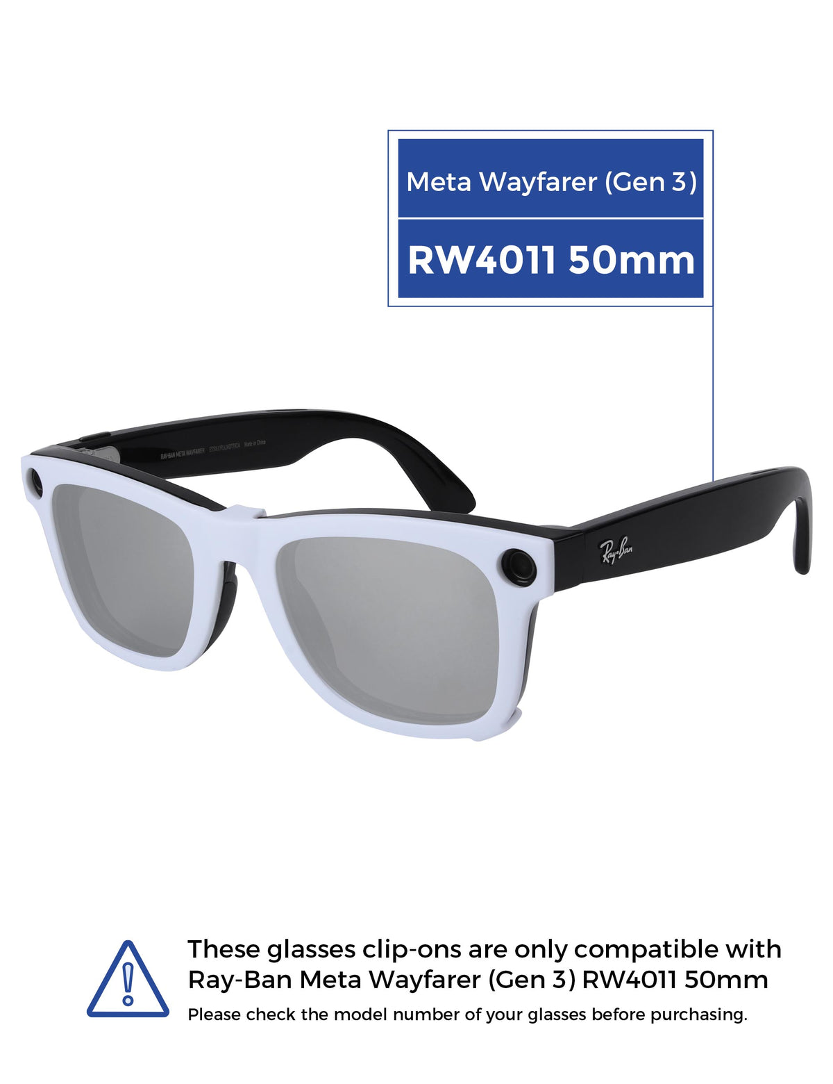 Silver Chrome Mirror™-White