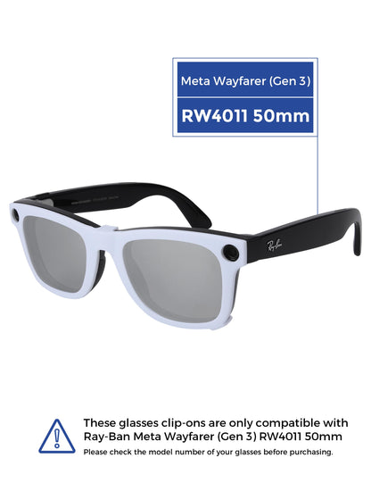Silver Chrome Mirror™-White