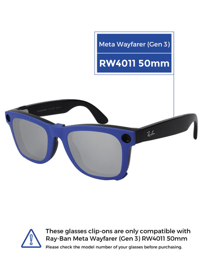Silver Chrome Mirror™-Blue