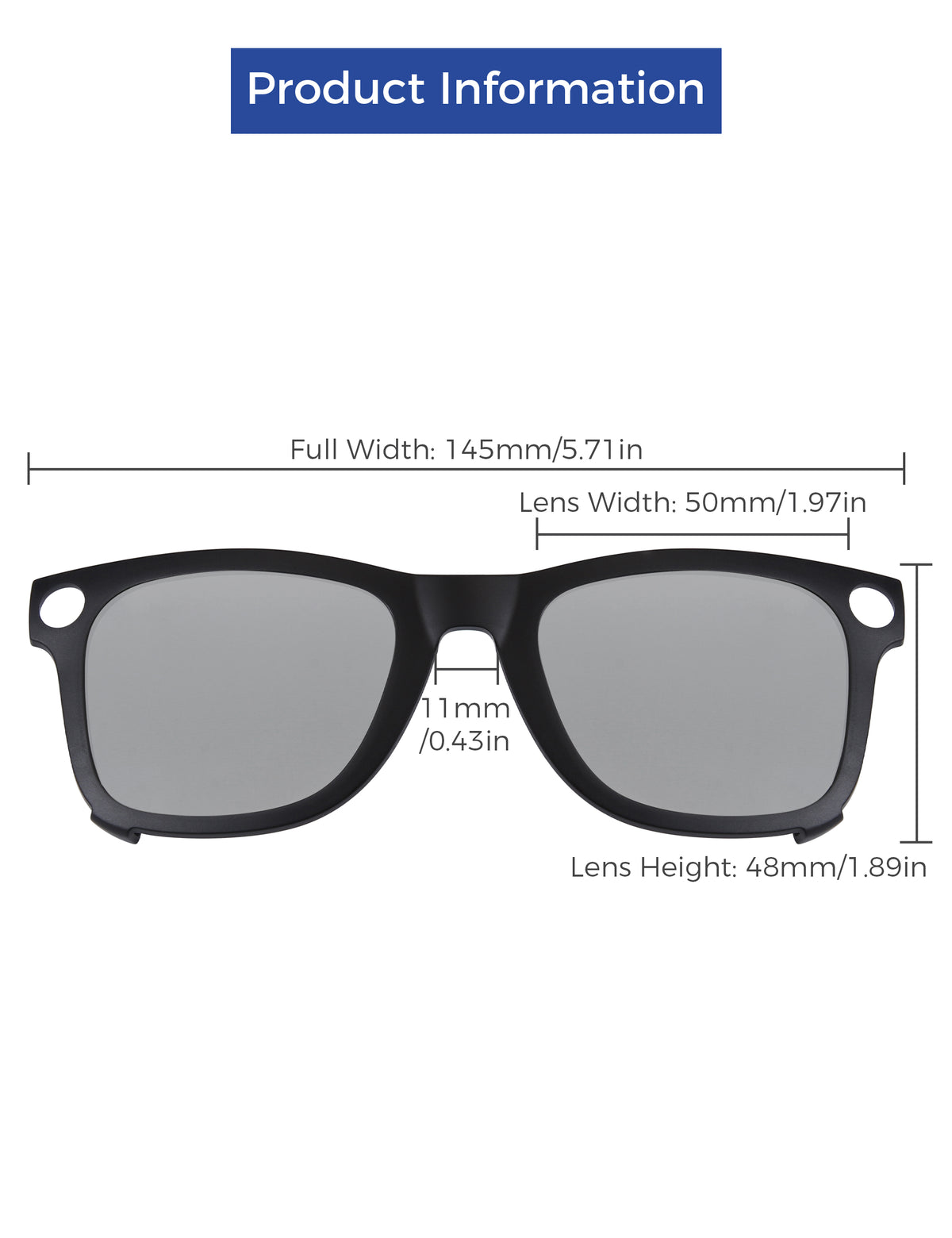 Silver Chrome Mirror™-Black