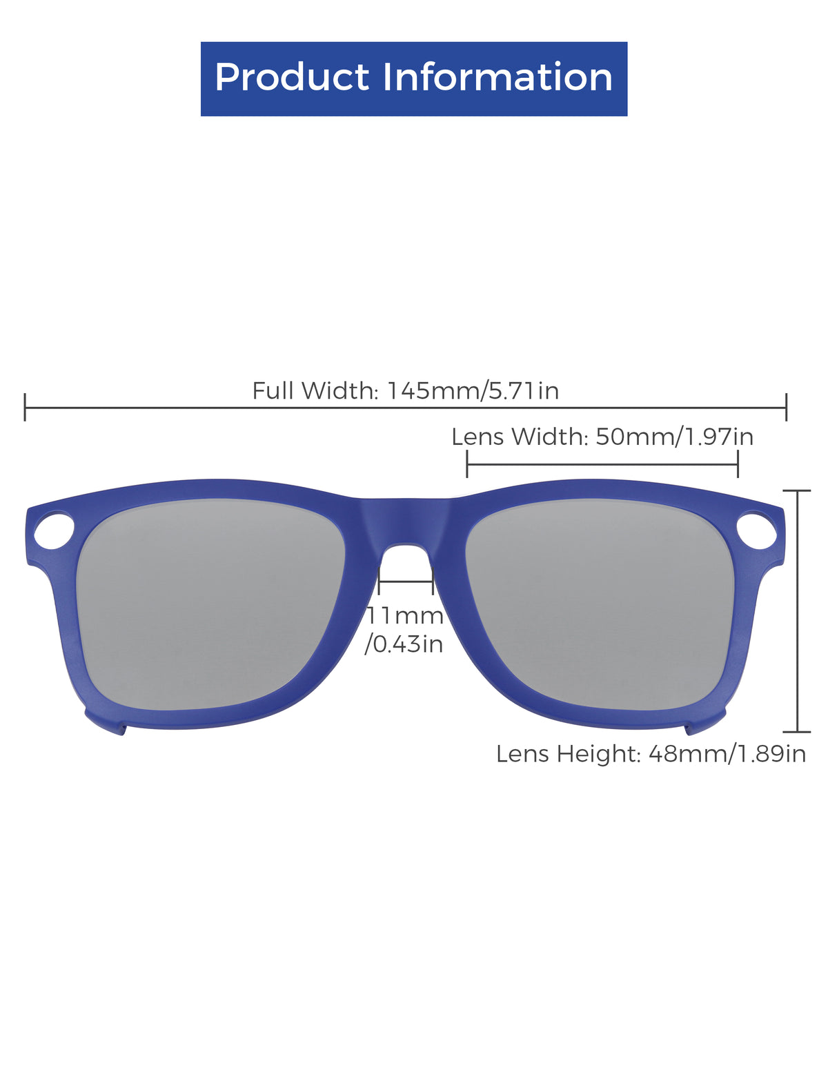 Silver Chrome Mirror™-Blue
