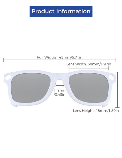Silver Chrome Mirror™-White