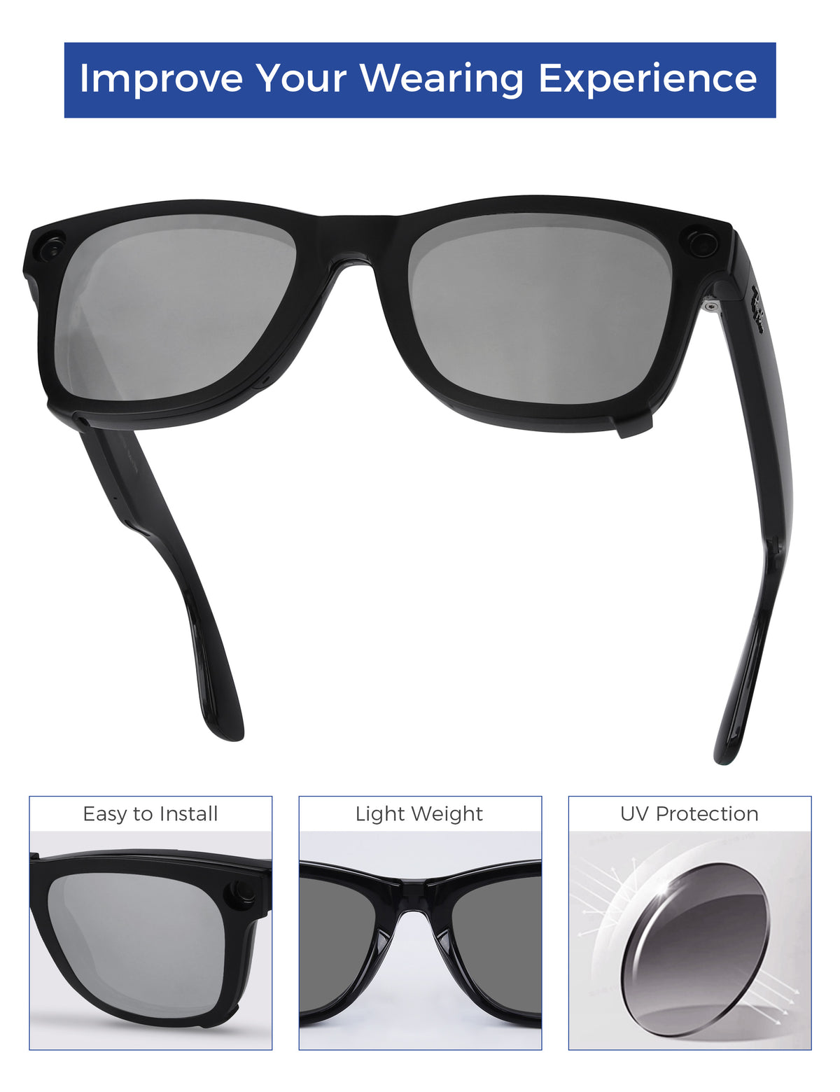 Silver Chrome Mirror™-Black