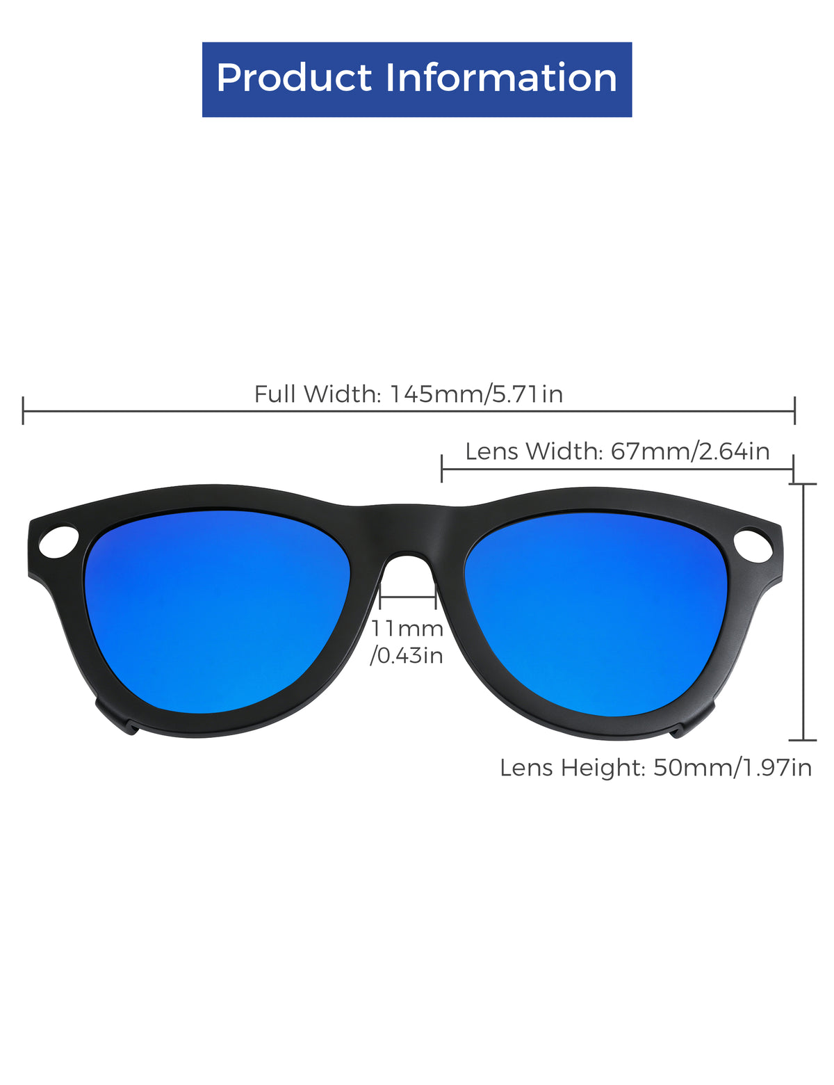 Glacier Blue MirrorX™-Black
