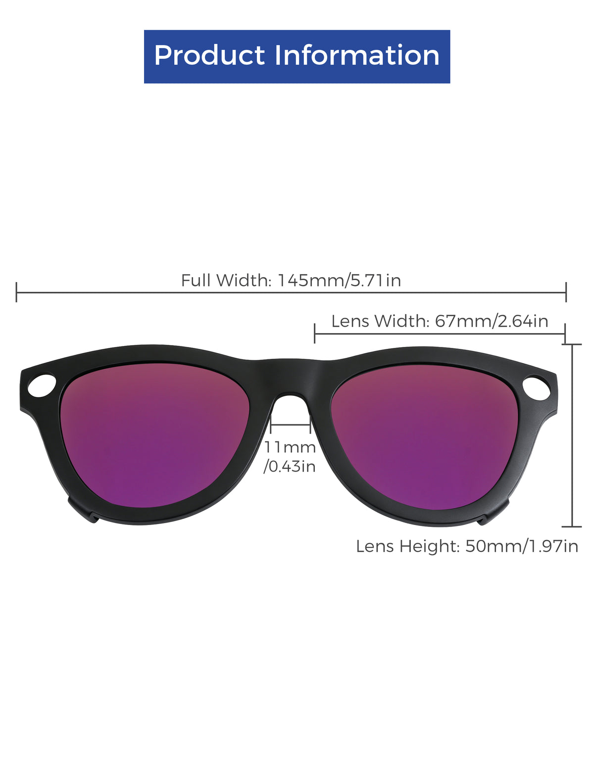 Purple MirrorX™-Black