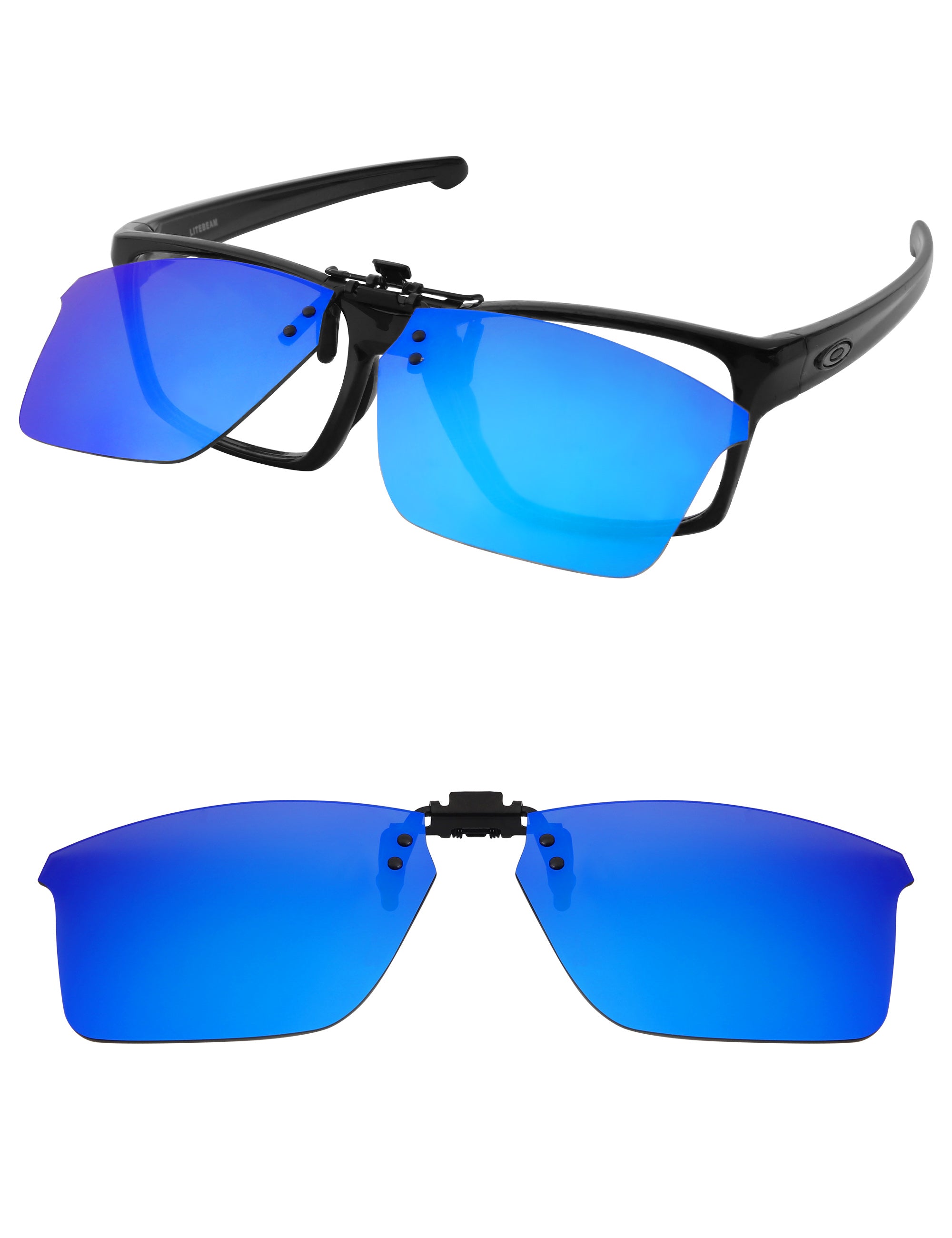 Custom Polarized Clip-on for Oakley Litebeam OX8140 55mm
