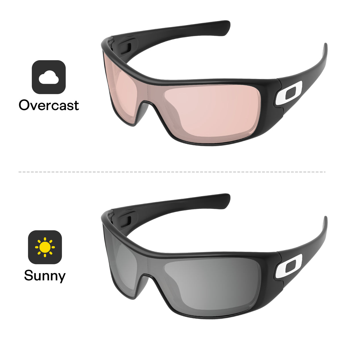 Performance Silver Chrome MirrorXâï¿?Photochromic