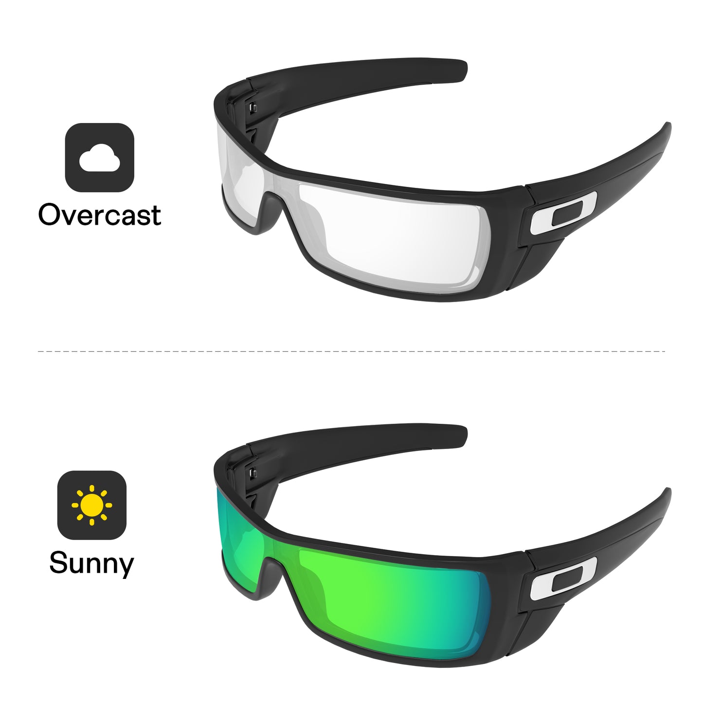 Emerald Green MirrorX™ Photochromic