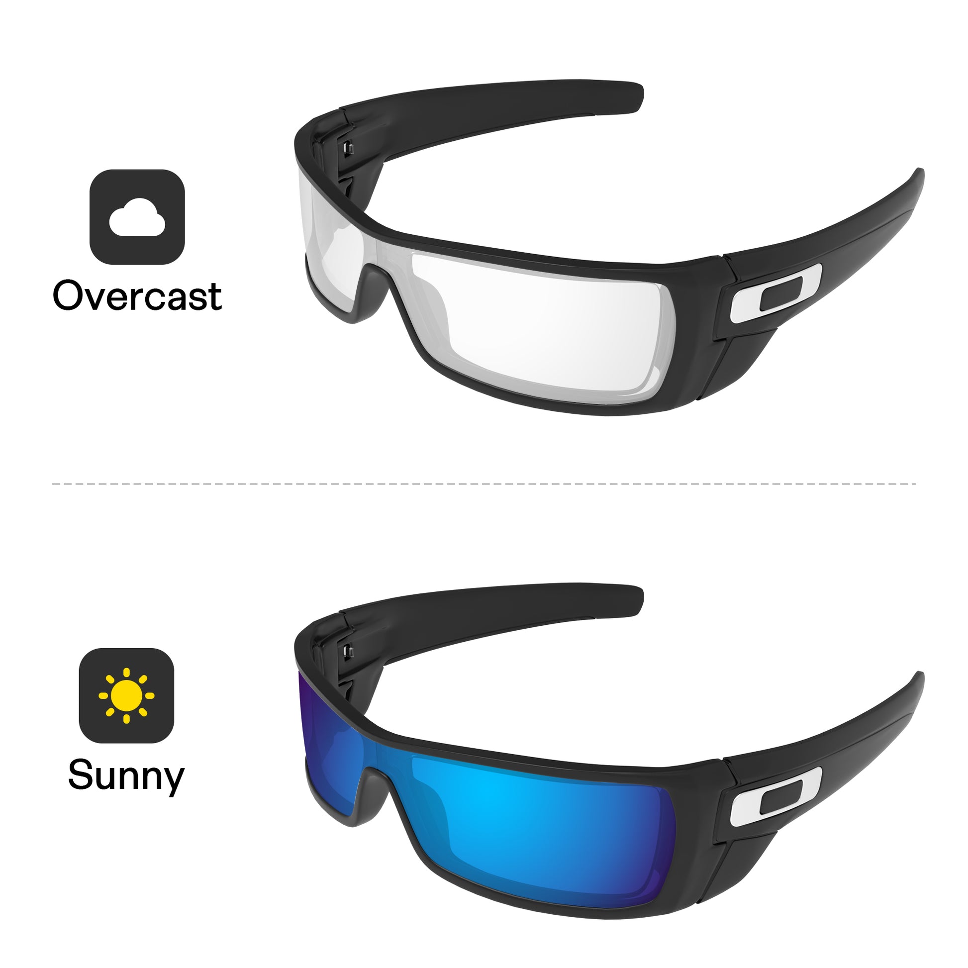 Glacier Blue MirrorX™ Photochromic