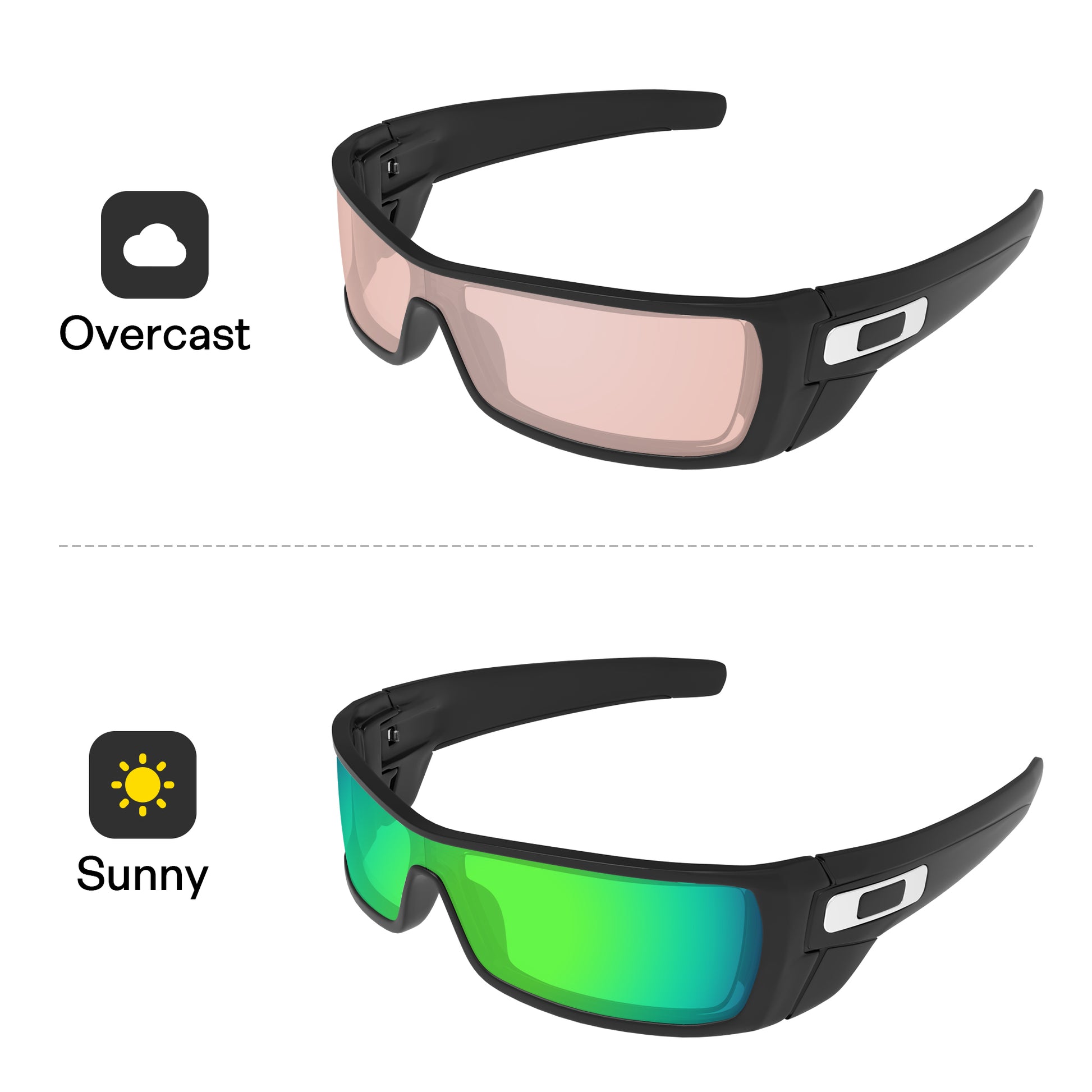 Performance Emerald Green MirrorX™ Photochromic