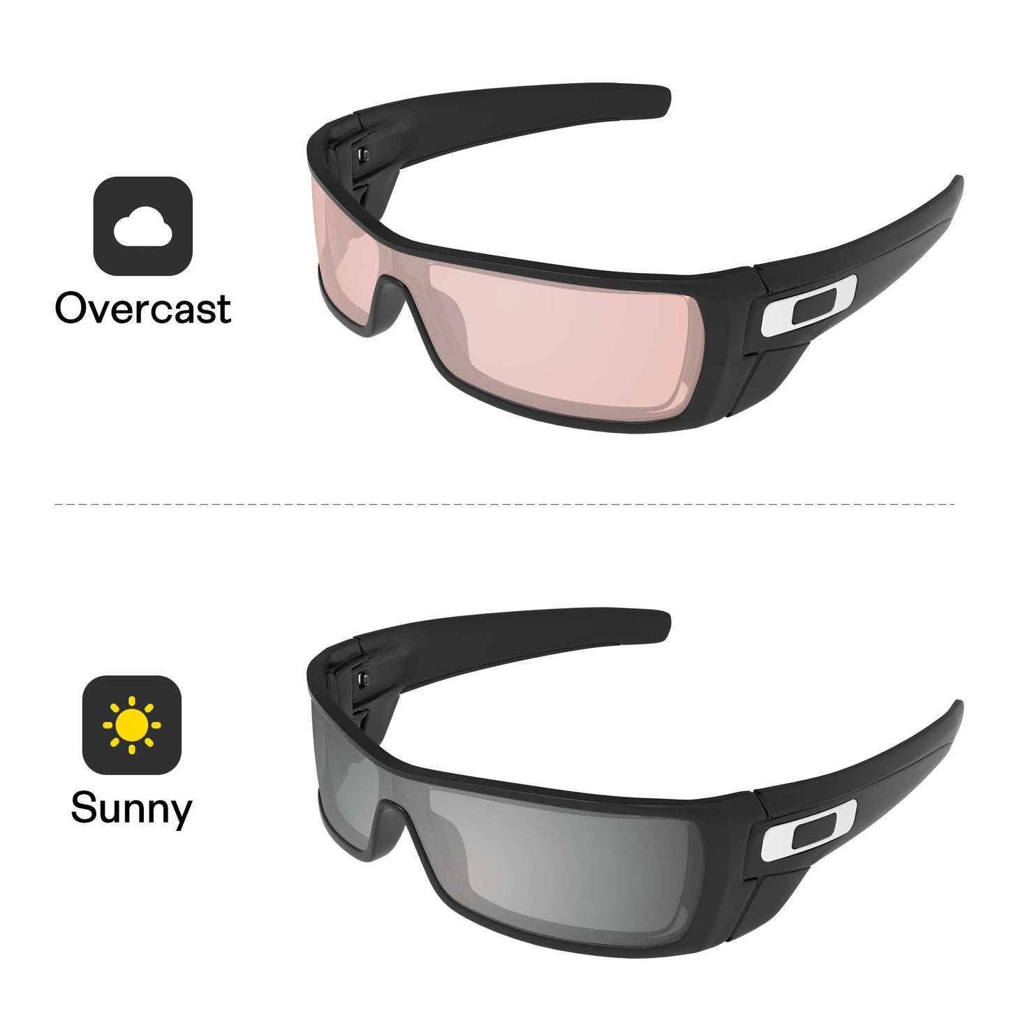 Performance Silver Chrome MirrorX™ Photochromic