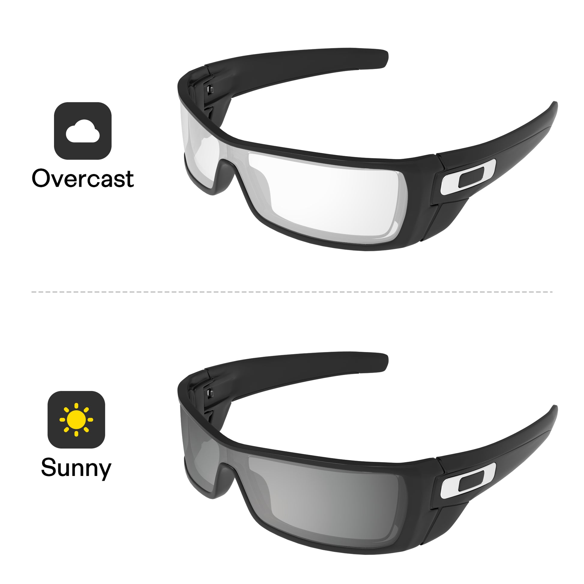 Silver Chrome MirrorX™ Photochromic