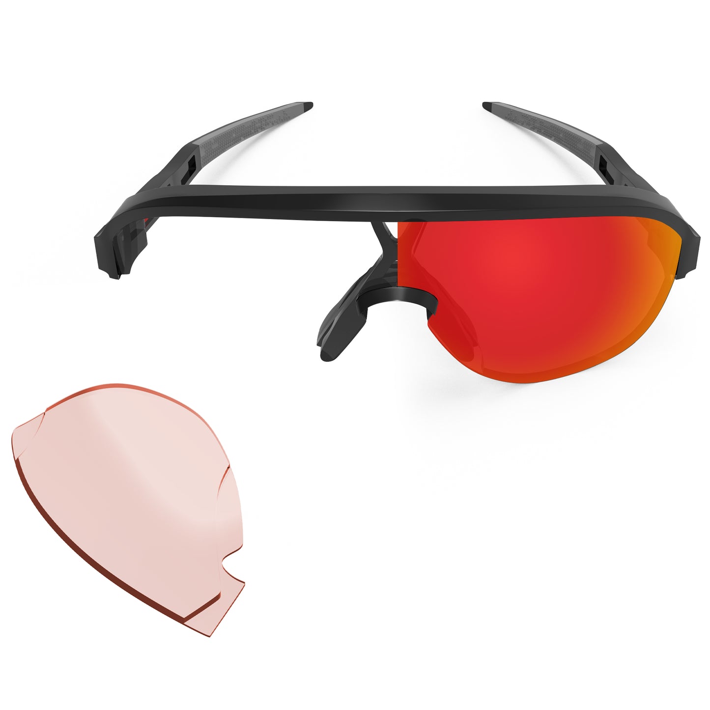 Performance Fire Red MirrorX™ Photochromic