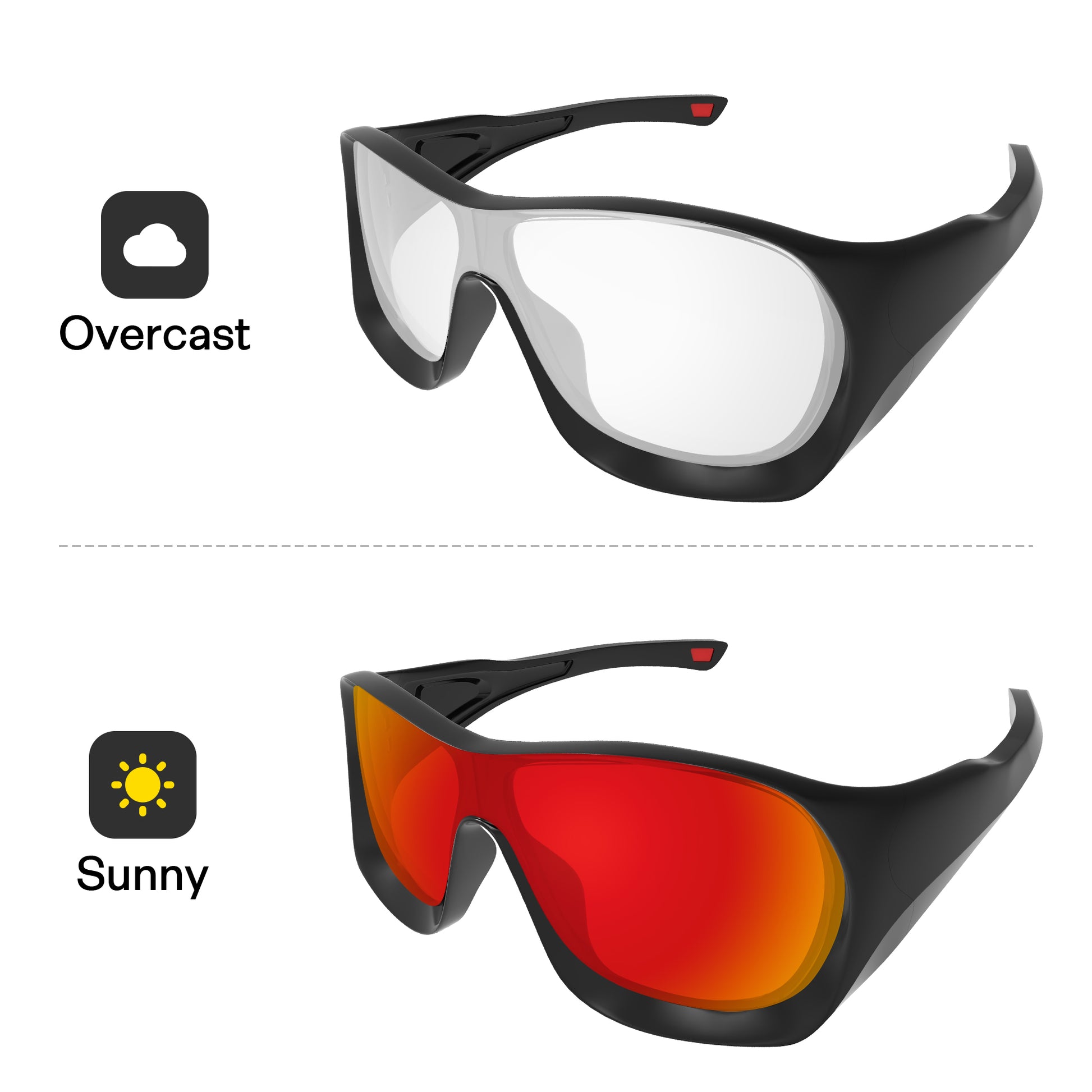 Fire Red MirrorXâ„?Photochromic