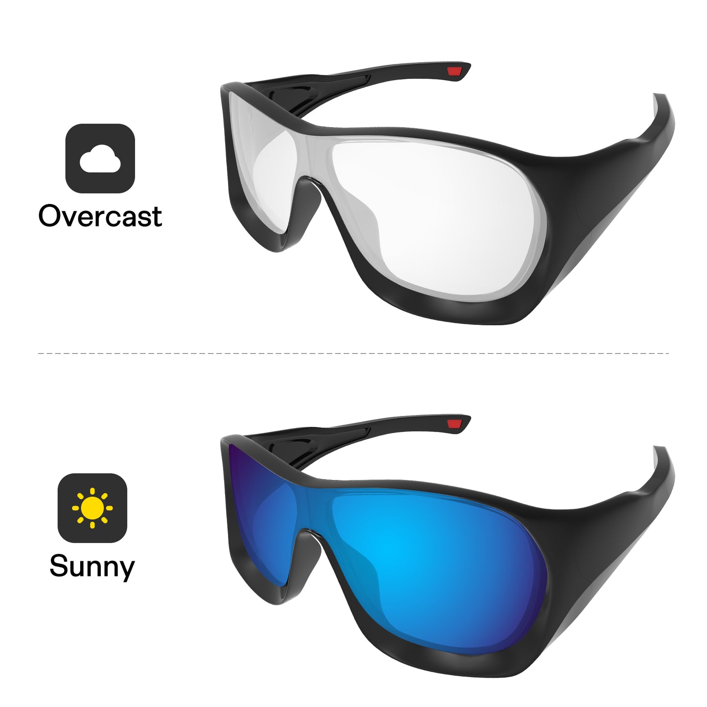 Glacier Blue MirrorXâ„?Photochromic