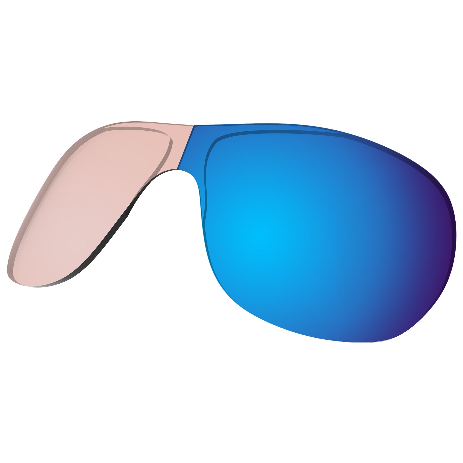 Performance Glacier Blue MirrorXâ„?Photochromic