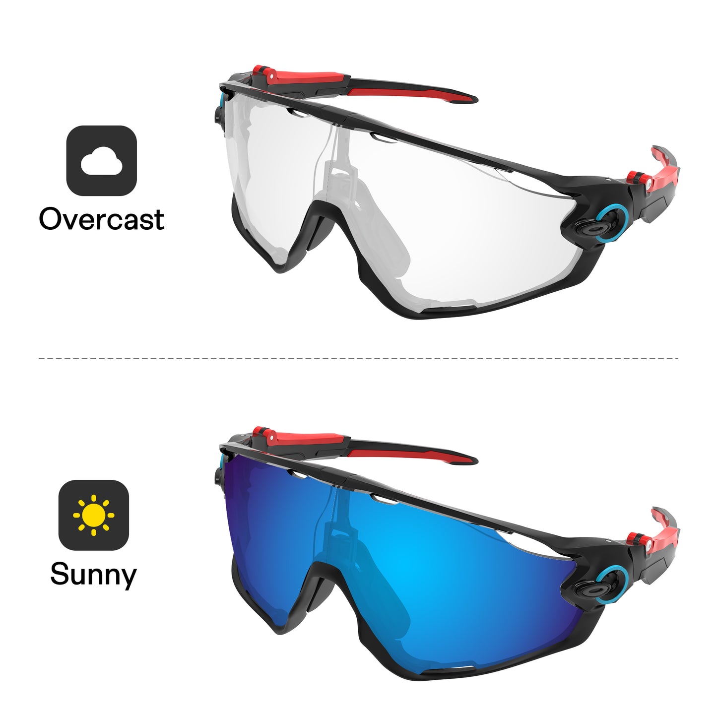 Glacier Blue MirrorX™ Photochromic