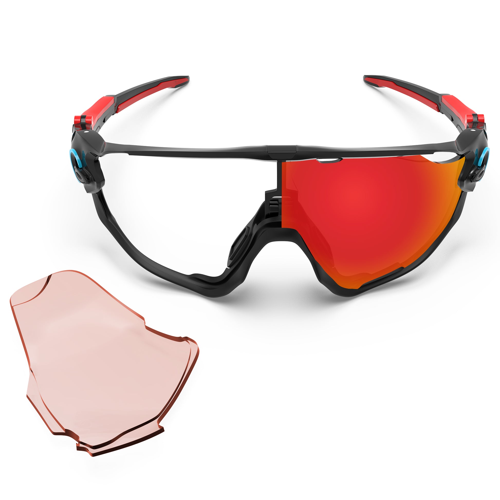 Performance Fire Red MirrorX™ Photochromic
