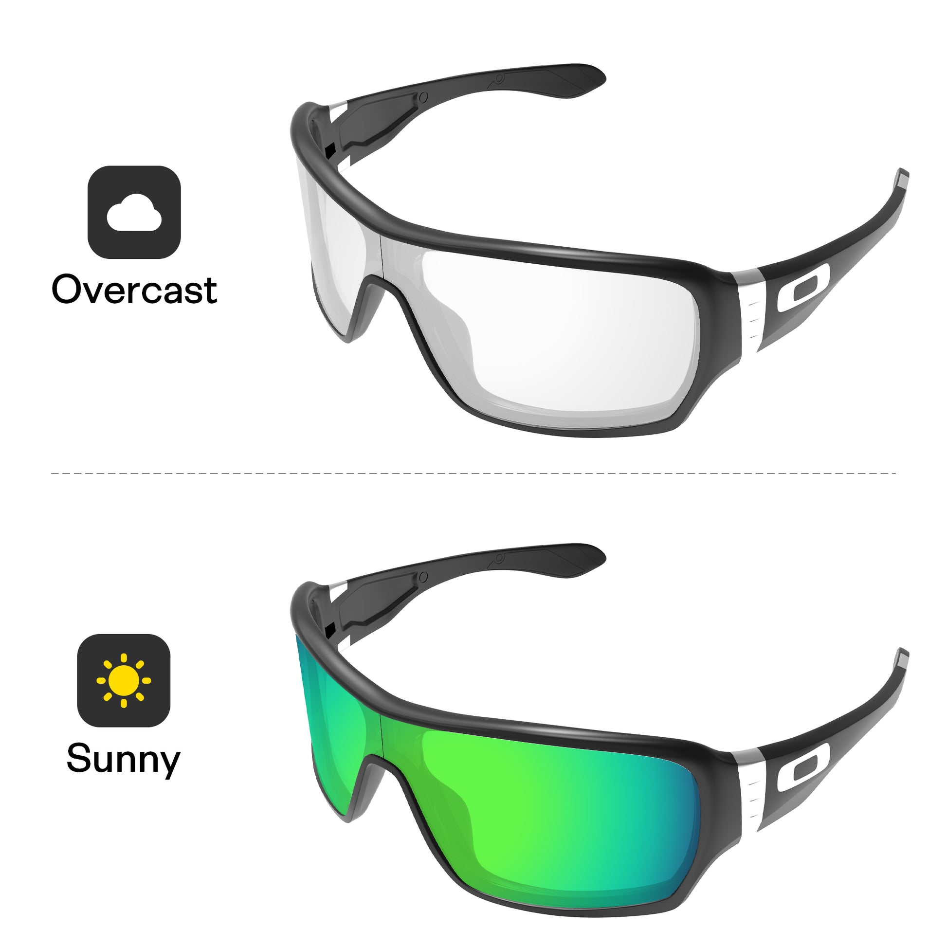 Emerald Green MirrorX™ Photochromic
