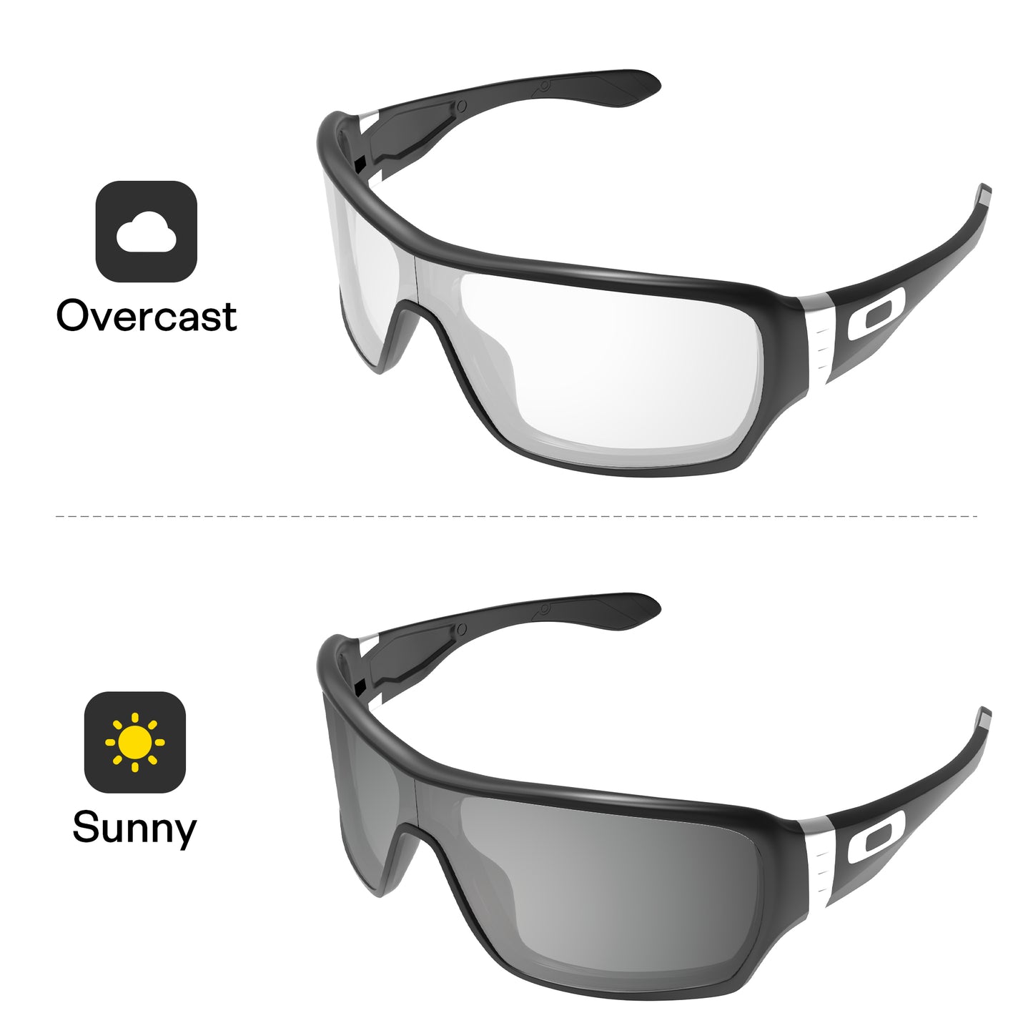 Silver Chrome MirrorX™ Photochromic