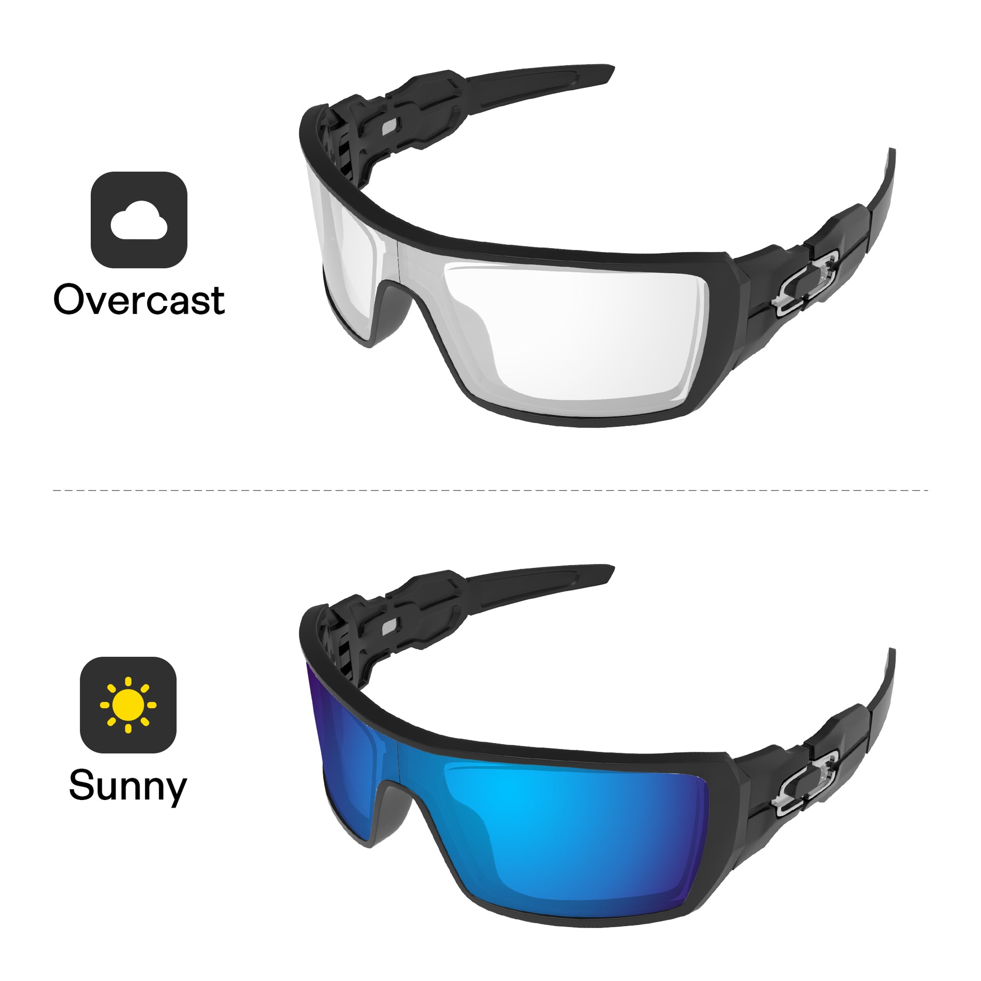 Glacier Blue MirrorX™ Photochromic