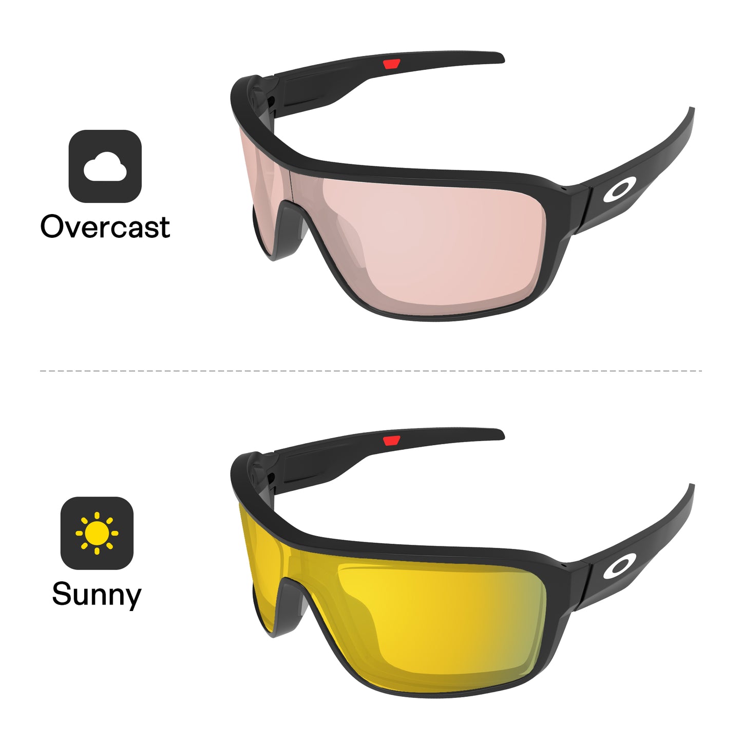 Performance 24K Gold MirrorXâ„?Photochromic