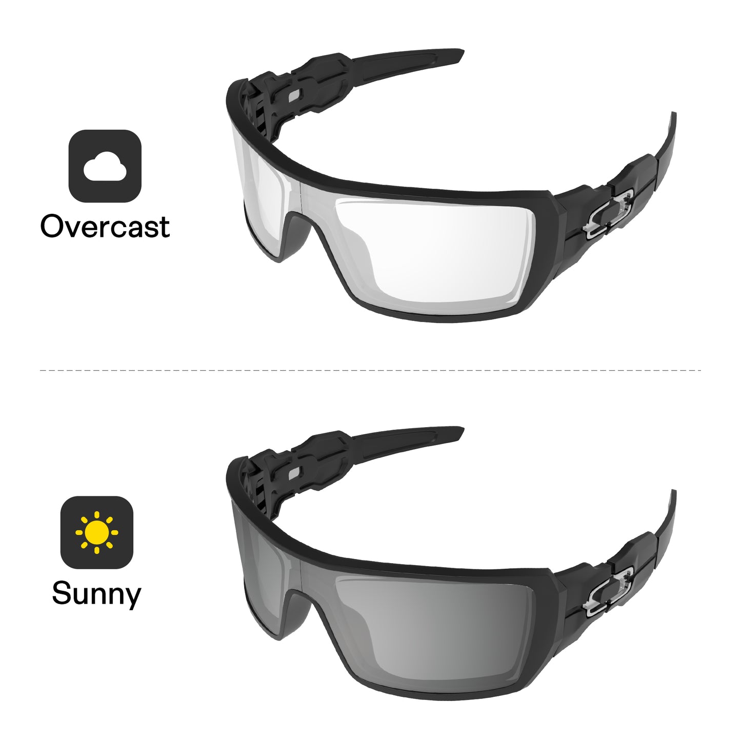 Silver Chrome MirrorX™ Photochromic