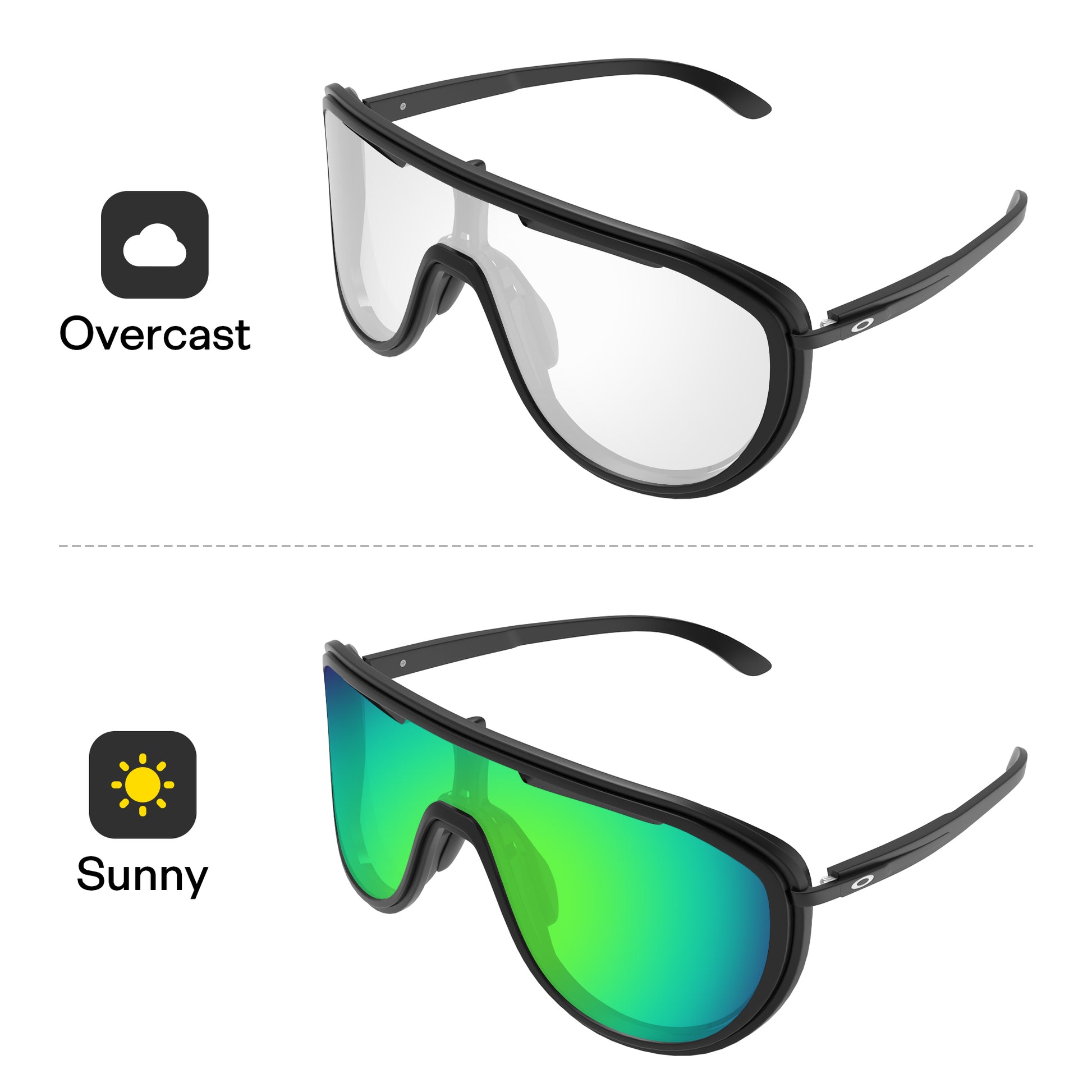 Emerald Green MirrorX™ Photochromic
