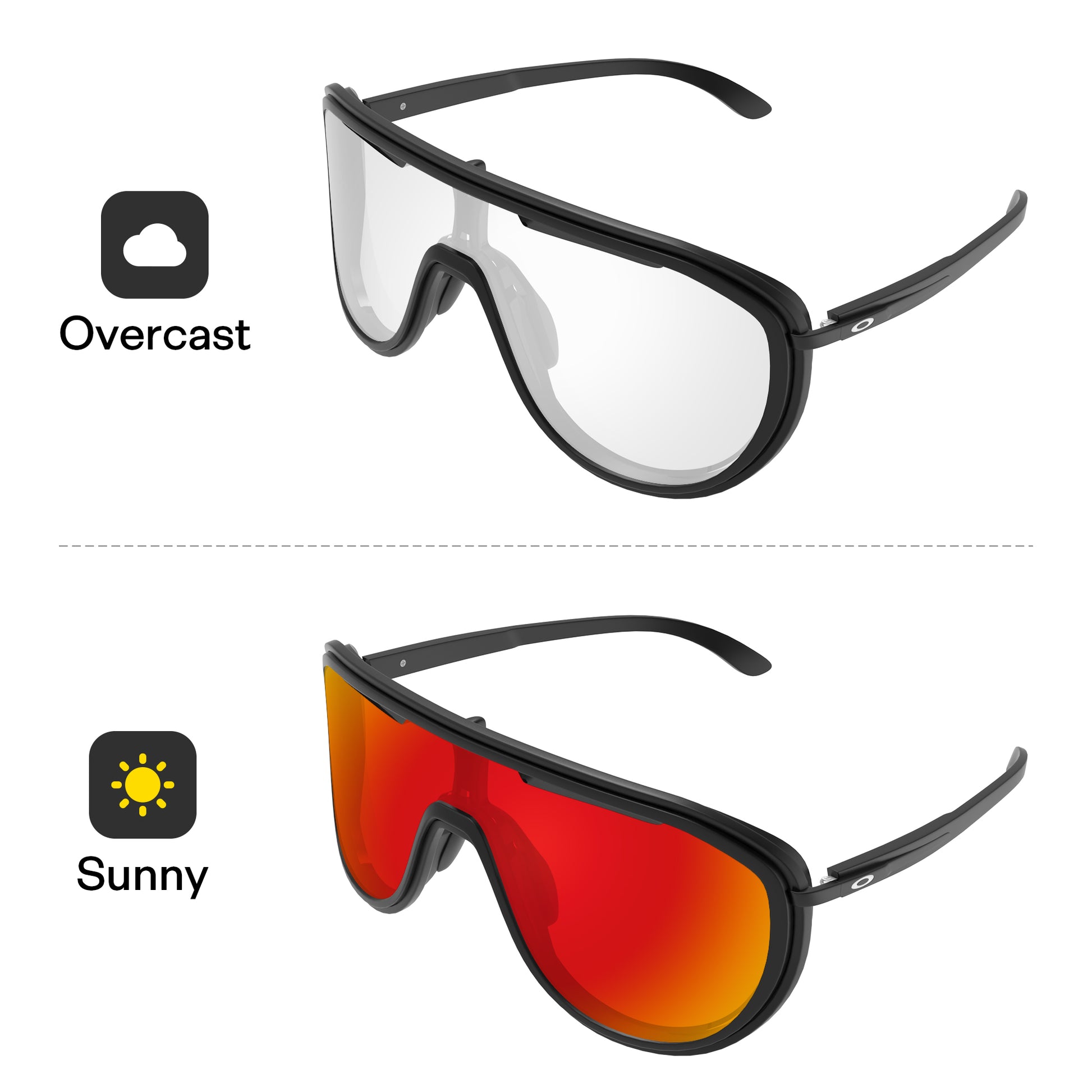 Fire Red MirrorX™ Photochromic