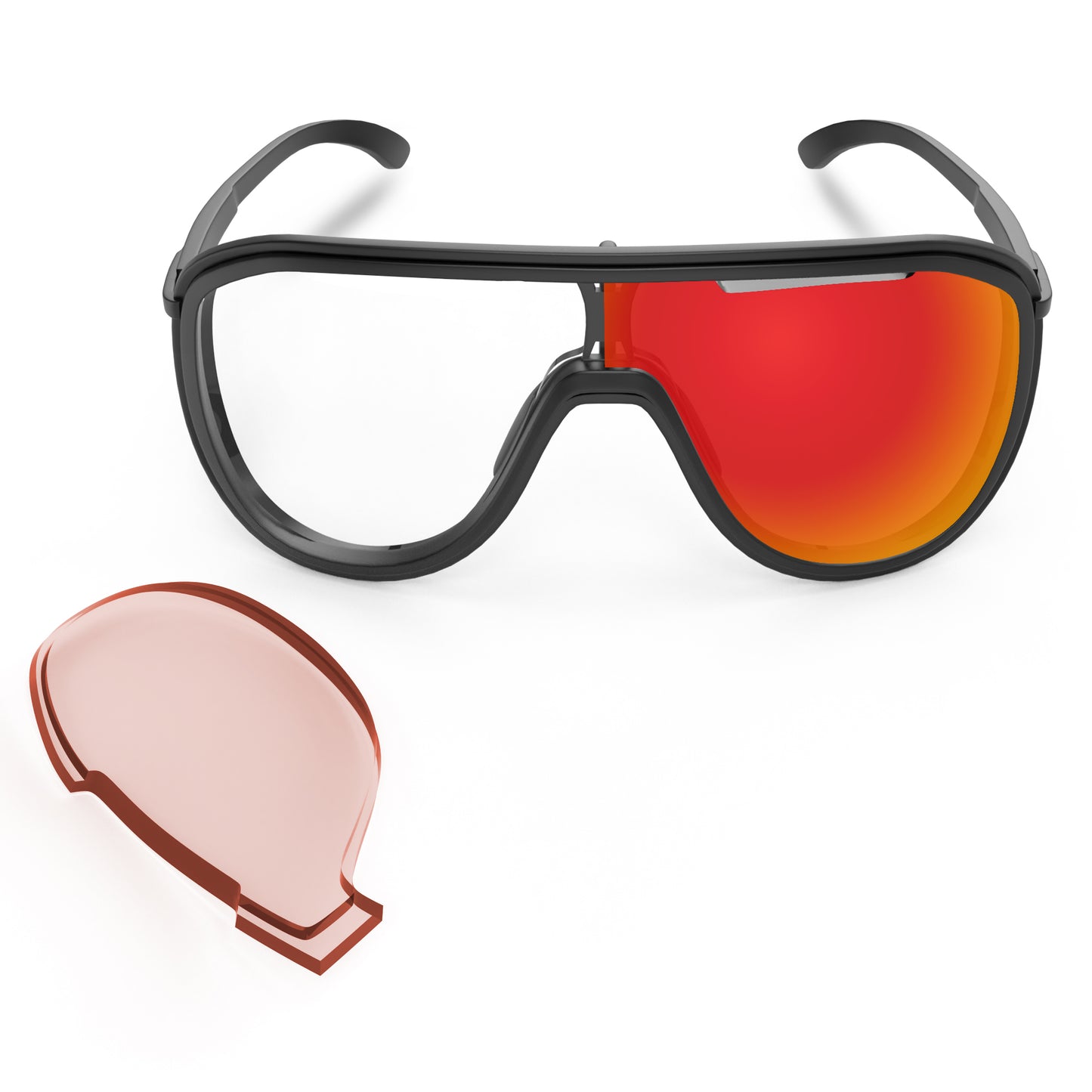 Performance Fire Red MirrorX™ Photochromic