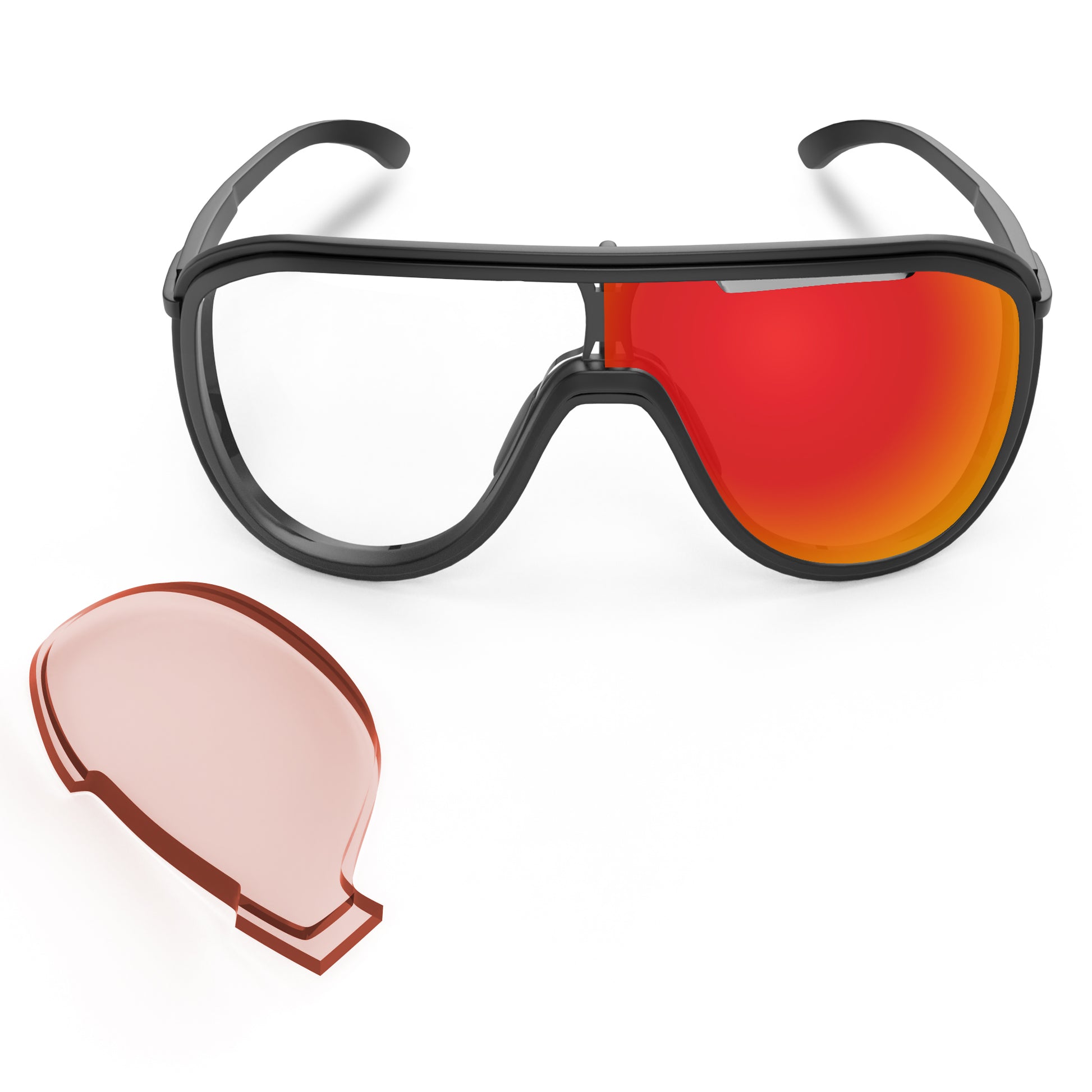 Performance Fire Red MirrorX™ Photochromic